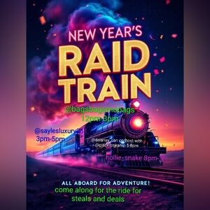 🎆 NEW YEAR’S RAID TRAIN 🎆
🚆💨 FULL SPEED AHEAD!